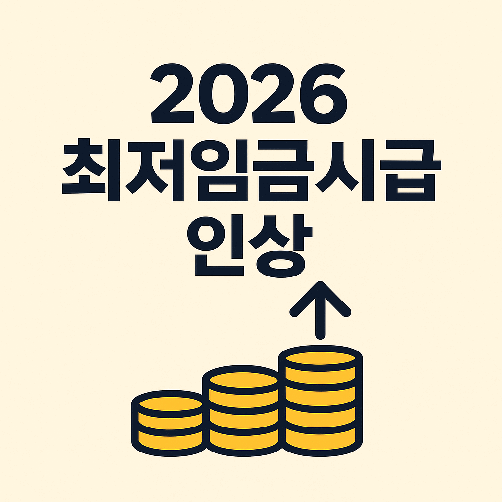 2026 최저임금시급 월급 인상 썸네일