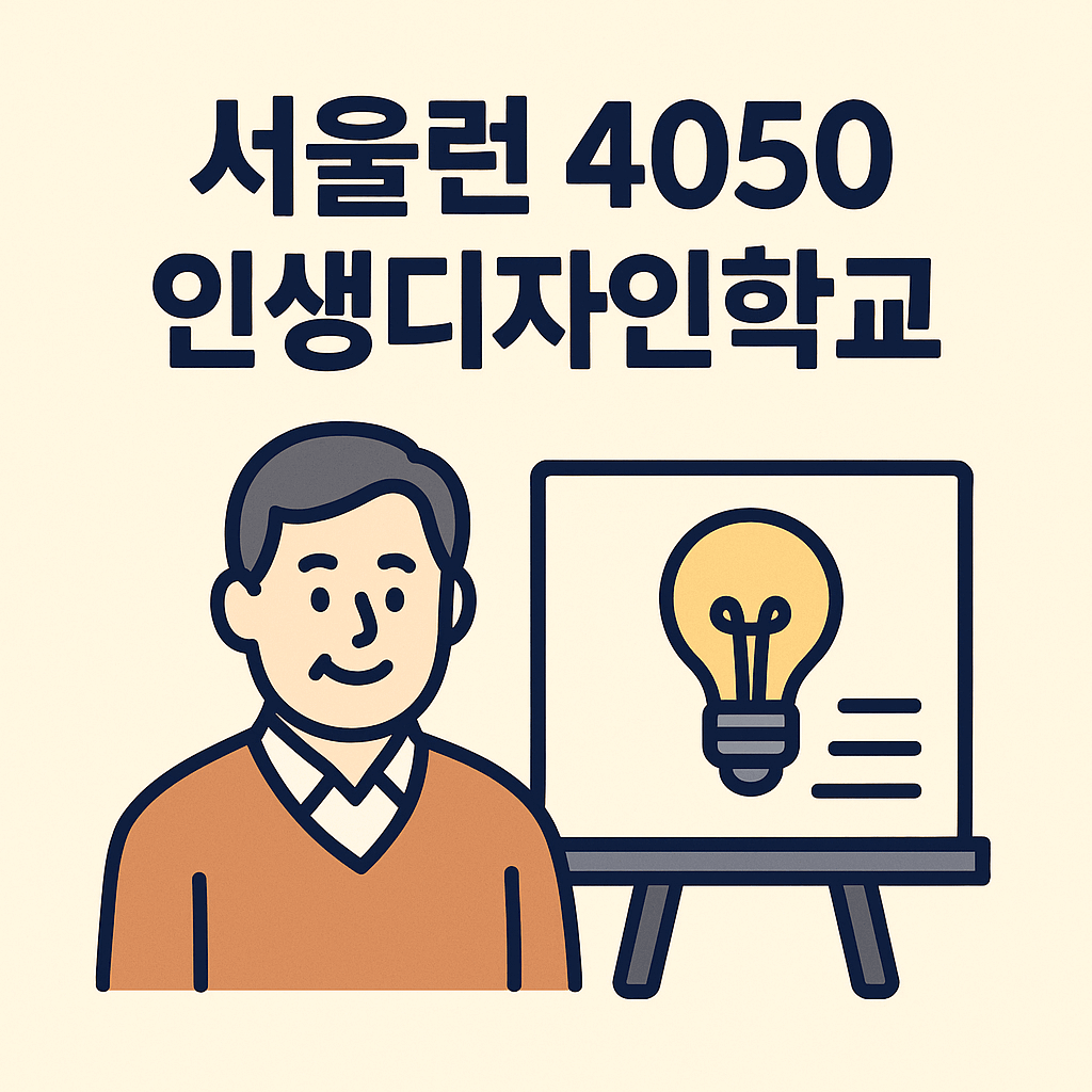 서울런 4050 평생학습 포털 인생디자인학교 썸네일