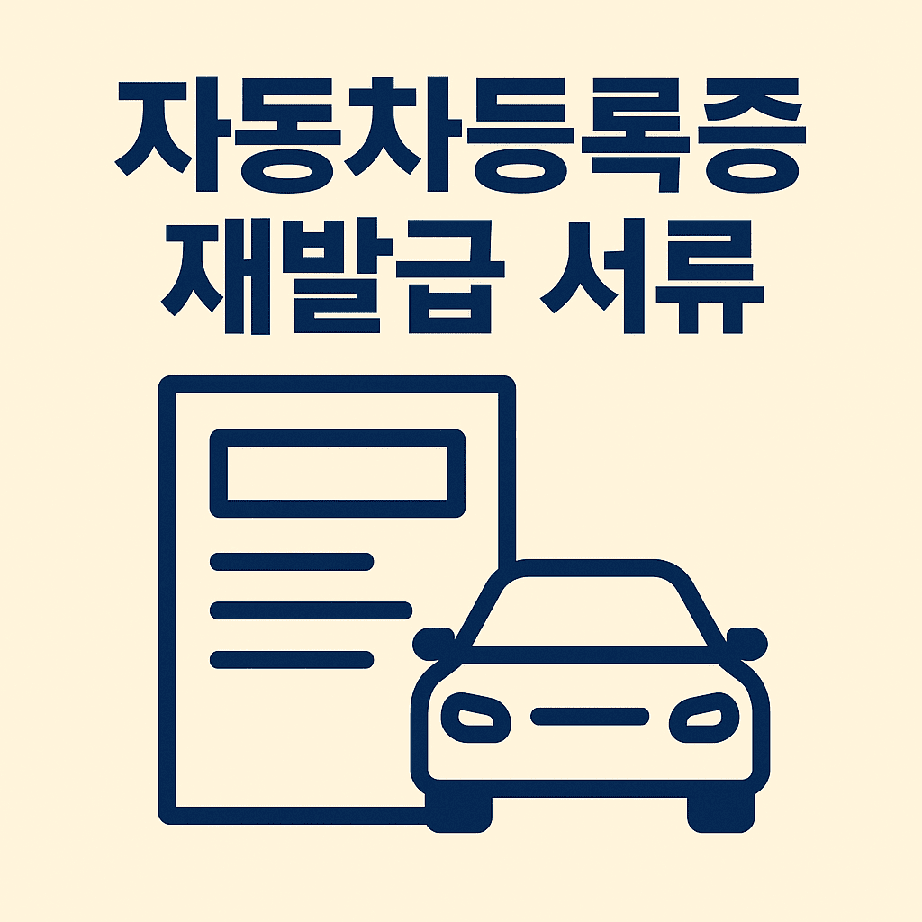 자동차등록증 재발급 서류 썸네일