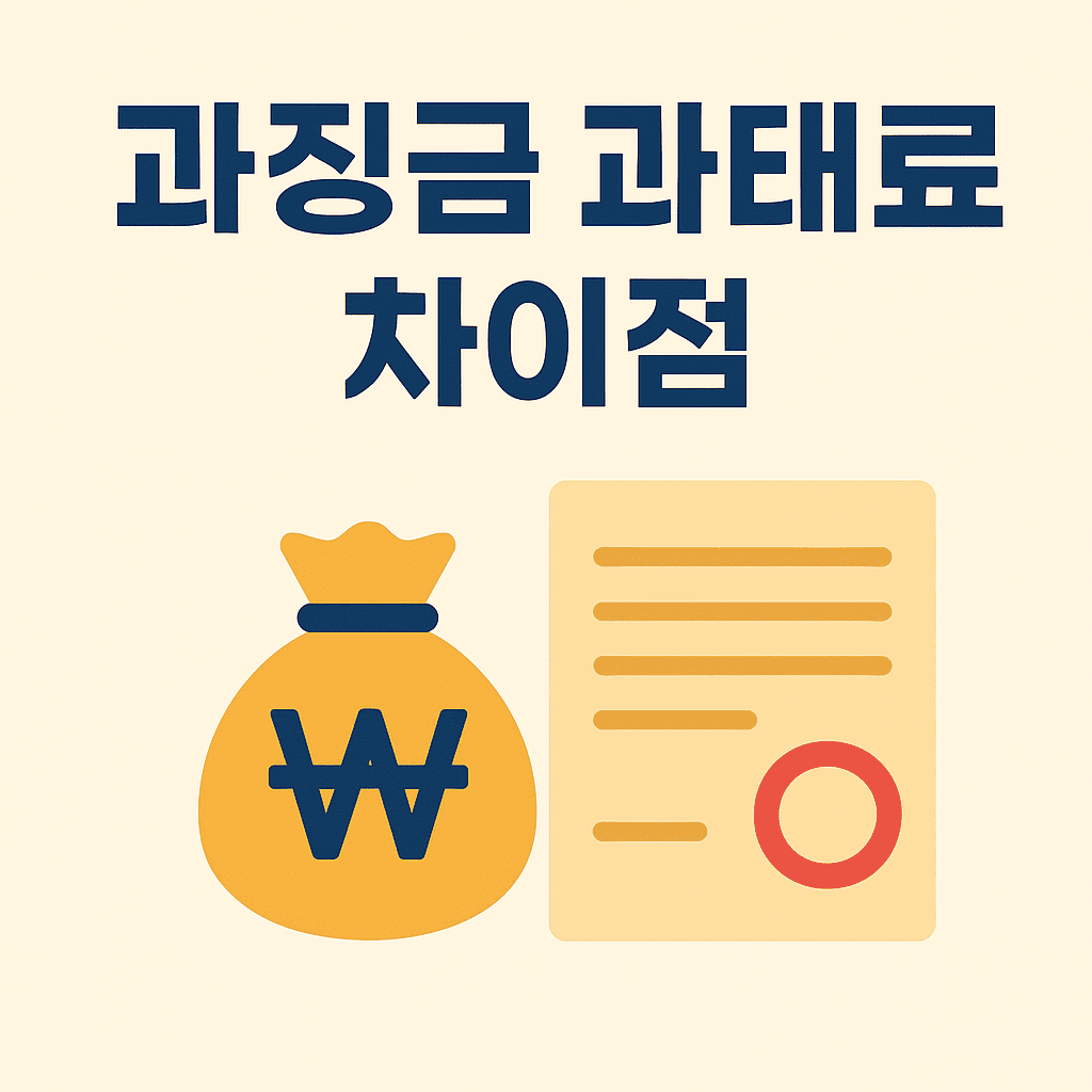 과징금 과태료 차이점 썸네일