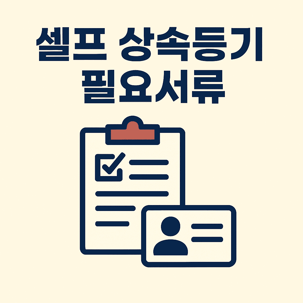 셀프 상속등기 필요서류 썸네일