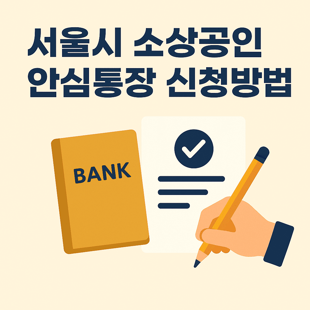 서울시 소상공인 안심통장 신청방법 썸네일