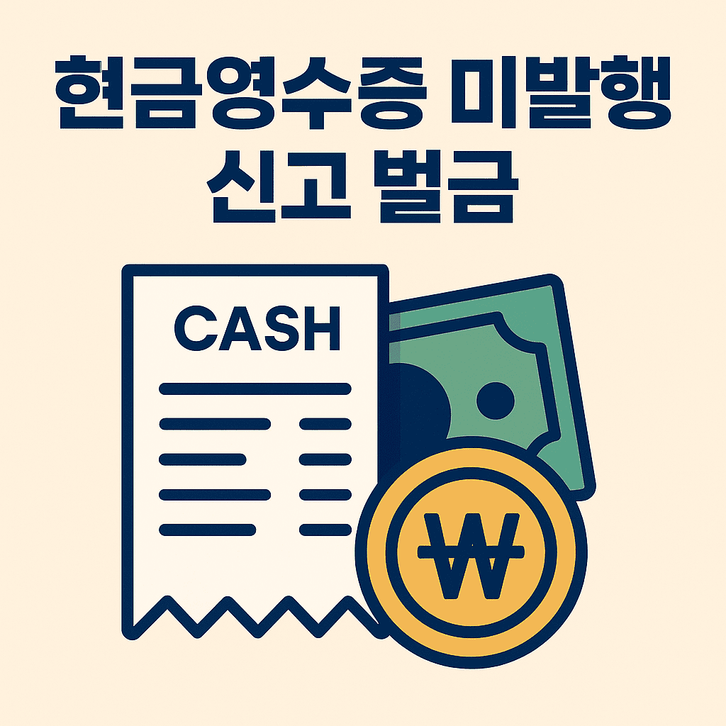 현금영수증 미발행 신고 벌금 썸네일