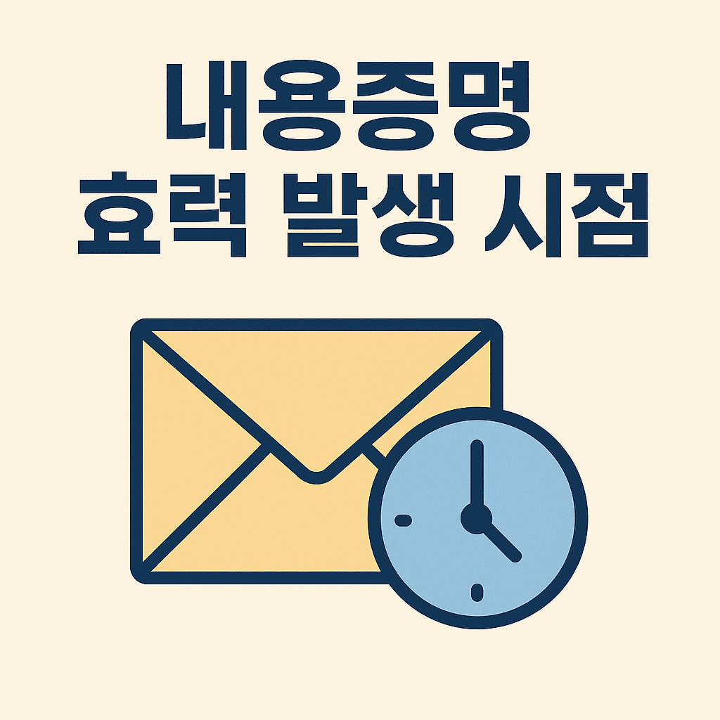 내용증명 효력 발생 시점 썸네일