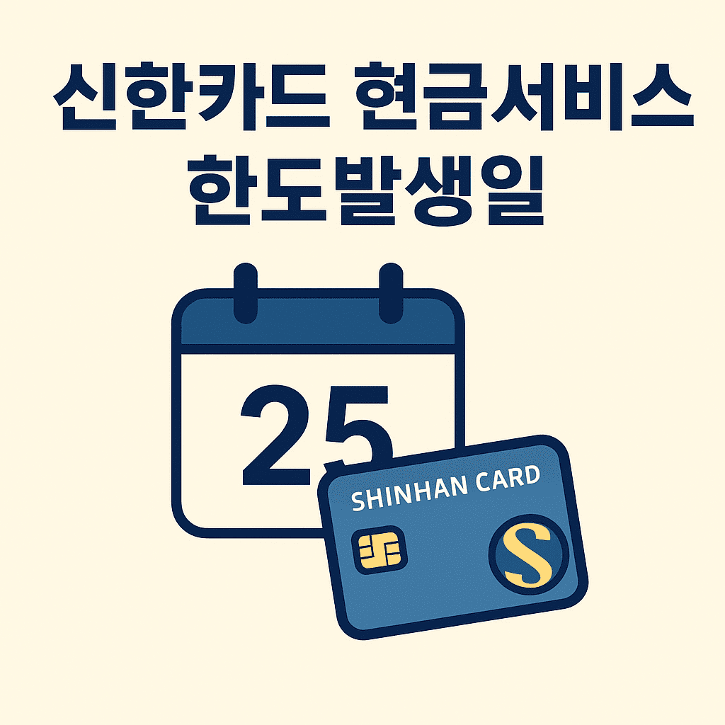 신한카드 현금서비스 한도발생일 썸네일